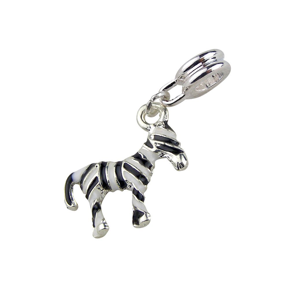 UniqueBeadsAndGifts Universal Zebra Charm