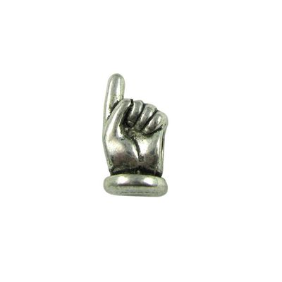 UniqueBeadsAndGifts Universal Number One Finger Point Charm