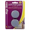 Magic Sliders Plastic Floor Slide Gray Round 2 in. W x 2 in. L 4 pk Self Adhesive view 1