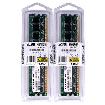 2GB KIT (2 x 1GB) for ABIT Motherboards A-S78H AW8 AW8D AW8-MAX 3rd Eye II AW9D AW9D-MAX AX78 Fatal1ty FP-IN9 SLI IB9. DIMM DDR2 Non-ECC PC2-8500 1066MHz RAM Memory. Genuine A-Tech Brand.
