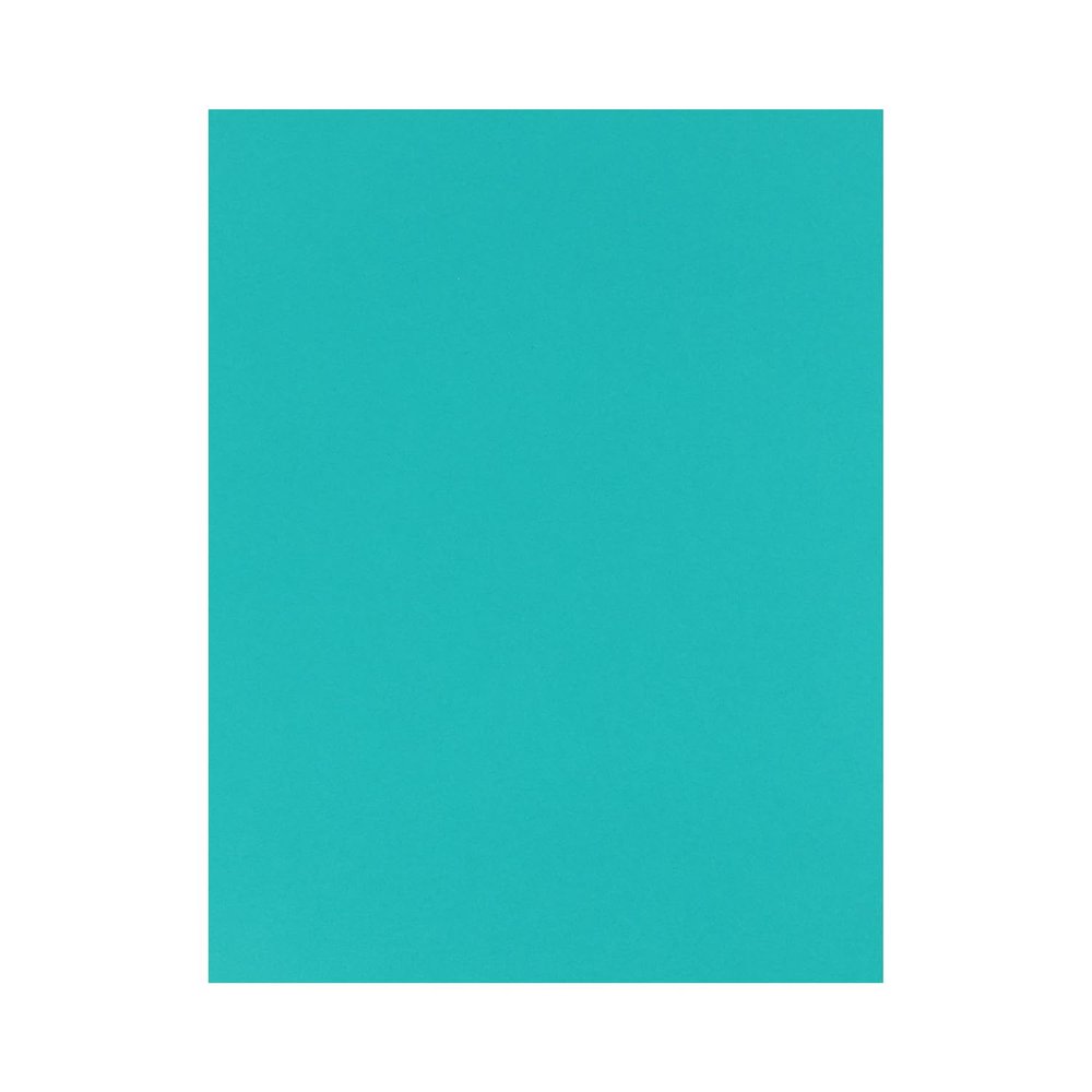 Cdstk Smooth 8.5x11 65lb 25pc Pk Sea Blue UPC