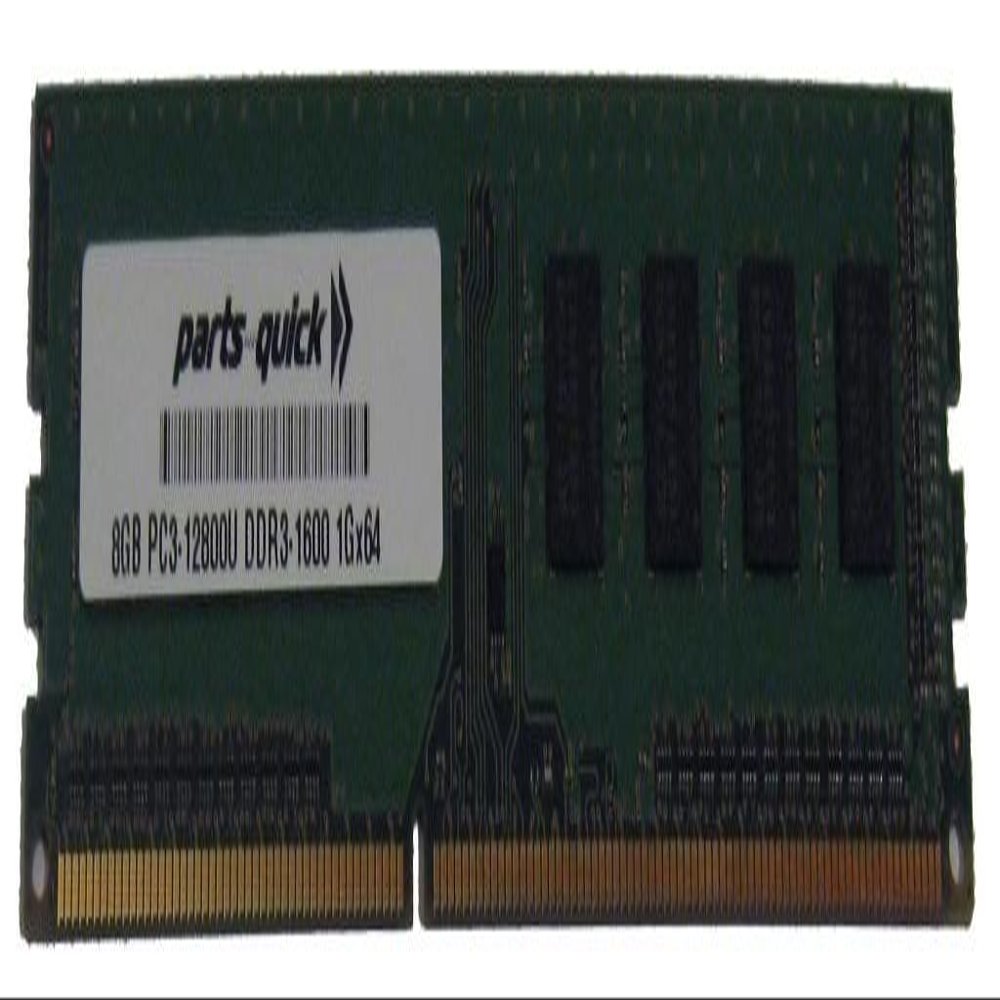 parts-quick 8GB DDR3 Memory for EliteGroup (ECS) - A55F2-M4 Motherboard PC3-12800 1600MHz Non-ECC Desktop DIMM Compatible RAM Upgrade