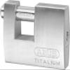 ABUS TITALIUM Padlock 82TI/70 - Monoblock Lock for Special Areas - with Thick Hardened Steel Shackle - 24673 - ABUS Security Level 6 - Silver view 4