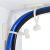 Cable Management Cord Clips with Adhesive Base, Small (Pack of 10) view 2