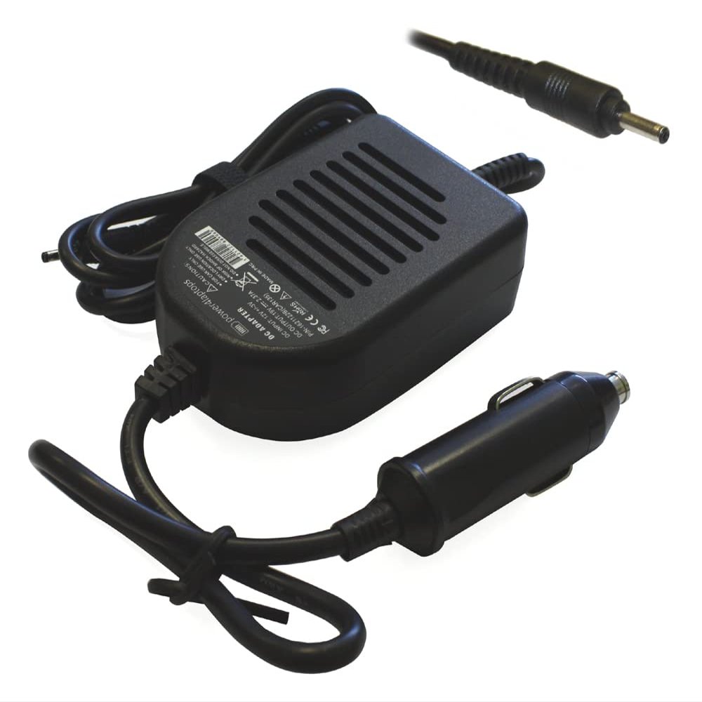 Power4Laptops DC Adapter Laptop Car Charger Compatible with Samsung Series 7 NP730U3E-S01TH
