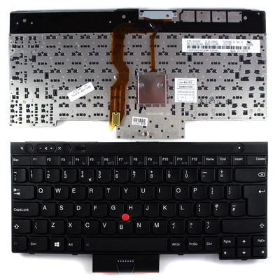 Power4Laptops UK Layout with Pointer Black Replacement Laptop Keyboard Compatible with Lenovo Thinkpad X230