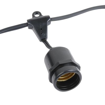 Novelty Lights 37.5 Feet Heavy Duty String, 25 Suspended E26 Sockets