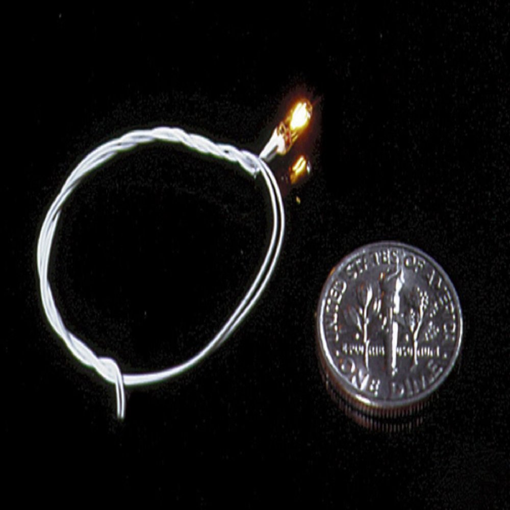 8" 1.5-volt Blue GOR Bulb with Green Wire #Ck1020b