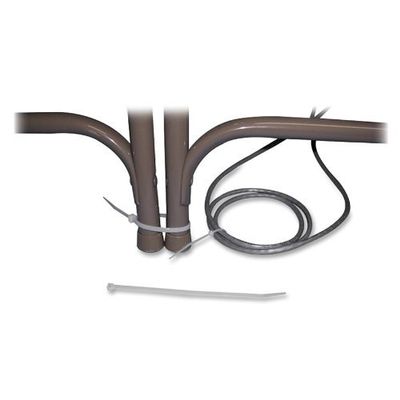 Tatco Tamper-Proof Nylon Cable Ties, 8 x 3/16, 1000 Ties/Pack (22200) by Tatco