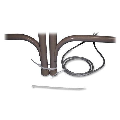 Tatco Tamper-Proof Nylon Cable Ties, 8 x 3/16, 1000 Ties/Pack (22200) by Tatco