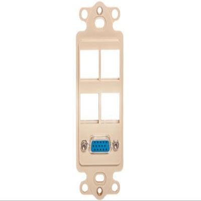 Icc Hd15 Vga With Keystone Decora Insert - 1 Vga