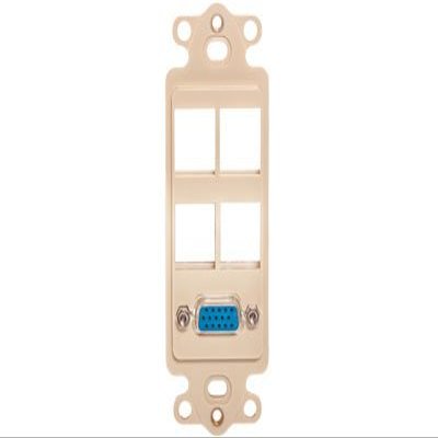 Icc Hd15 Vga With Keystone Decora Insert - 1 Vga