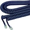 Softalk Coiled Phone Cord CORD,HANDSET,MDLR,25',IY (Pack of 30) view 1