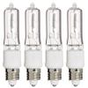 (Pack Of 4) Q250CL/MC - 250 Watt JD T4 E11 Mini Candelabra Base 120V Clear Light Bulbs view 1