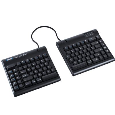 KINESIS Freestyle2 Blue Wireless Ergonomic Keyboard for Mac (9" Standard Separation), Dark Gray
