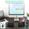 KINESIS Freestyle2 Blue Wireless Ergonomic Keyboard for Mac (9" Standard Separation), Dark Gray view 2