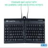 KINESIS Freestyle2 Blue Wireless Ergonomic Keyboard for Mac (9" Standard Separation), Dark Gray view 3