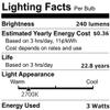 Anyray 2-Pack BA15D Base Dual Contacts LED SMD Marine Boat Bulb Replacement for 1076 1130 1176 1142 Warm White 12-24V DC Light view 4