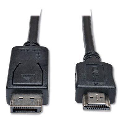 TRIPP Lite DisplayPort to HDMI Cable Adapter, DP to HDMI (M/M), DP2HDMI, 1080P, 10 ft. (P582-010)