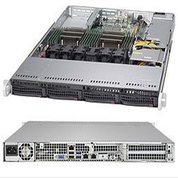 Supermicro 1U Barebone SuperServer 6018R-TDW with Full Warranty