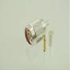 W5SWL Brand Premium Series N Male Silver Crimp Coax Connector fits RG-58 view 1