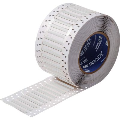 Brady Low Smoke Zero Halogen PermaSleeve Heat Shrink Tubing, 0.094" Dia x 0.5" W, White
