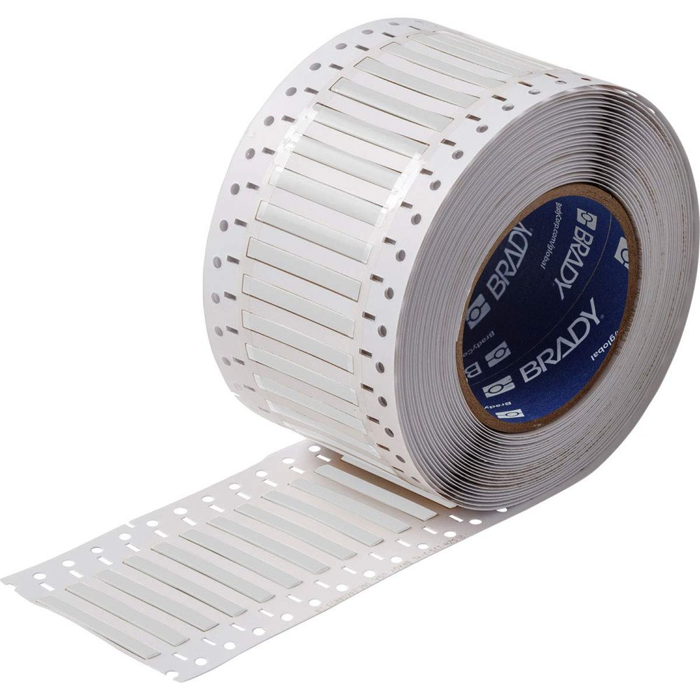 Brady Low Smoke Zero Halogen PermaSleeve Heat Shrink Tubing, 0.094" Dia x 0.5" W, White