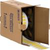 Brady PermaSleeve Low Smoke Zero Halogen Wire Marking Sleeves, 0.375" Dia x 2" W, Yellow view 1