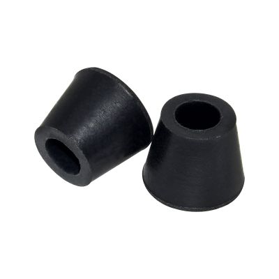 Flyshop Black 7/8", 22mm Outside Diameter Non-Slip Rubber Feet Bumpers Furniture Table Amplifier Speaker Cabinet Leg Pads, 20 Pcs