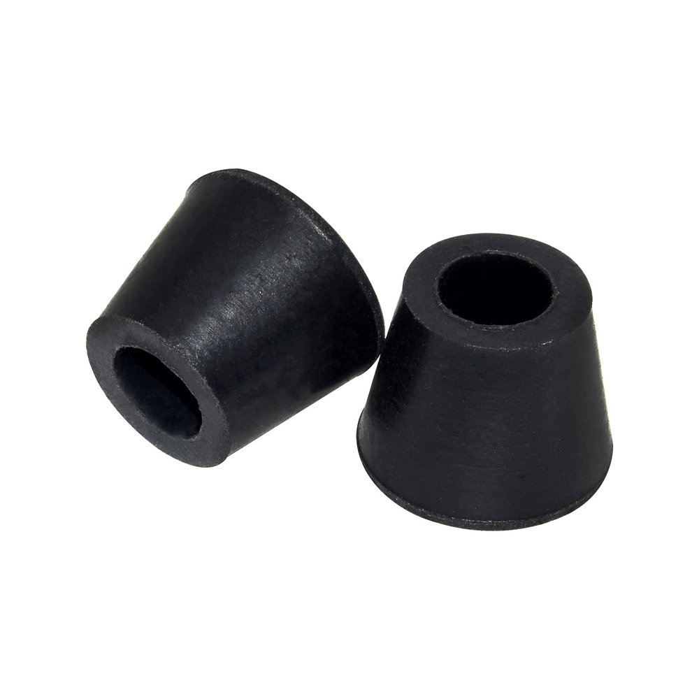 Flyshop Black 7/8", 22mm Outside Diameter Non-Slip Rubber Feet Bumpers Furniture Table Amplifier Speaker Cabinet Leg Pads, 20 Pcs