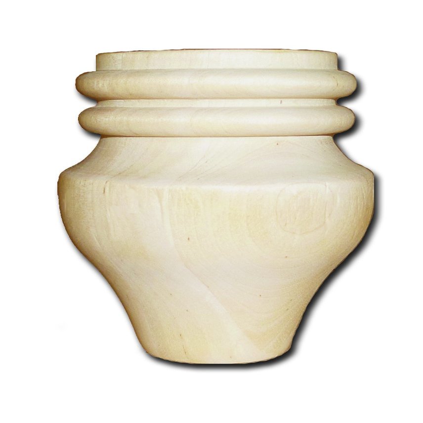 Castlewood Cup Foot - Red Oak