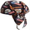 OccuNomix Motorbike Tuff Nougies Cotton Doo Rag Bandana, Pack of 1 (TN6-MOT) view 2