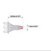 Thermaltronics PM75CH178 Chisel 30deg 1.0mm (0.04in) interchangeable for Metcal SFP-CH10 view 2