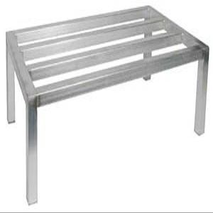 Royal Industries Dunnage Rack, Aluminum, 20x48, Silver