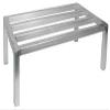 Royal Industries Dunnage Rack, Aluminum, 20x48, Silver view 1