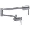Delta Brushed Nickel Modern Pot Filler Kitchen Faucet, Wall Mount Kitchen Faucet, Arctic Stainless 1165LF-AR view 1