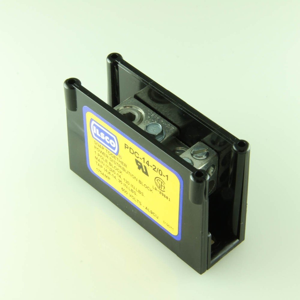 Common Feed in, Four Feed Out, Power Distribution Blocks (1 per Pack)
