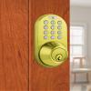 MiLocks DF-02P Keyless Entry Deadbolt Door Lock with Electronic Digital Keypad Entry, Polished Brass , Yellow view 4
