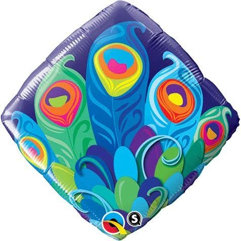 Qualatex 18" Peacock Accent Patterns Diamond