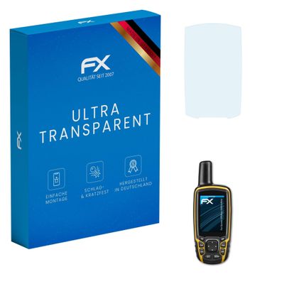 atFoliX Screen Protection Film compatible with Garmin GPSMap 64/64s/64st Screen Protector, ultra-clear FX Protective Film (3X)