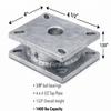 4" x 4-1/2" Industrial Turntable, 1700 lbs Capacity, Ball Bearings view 2