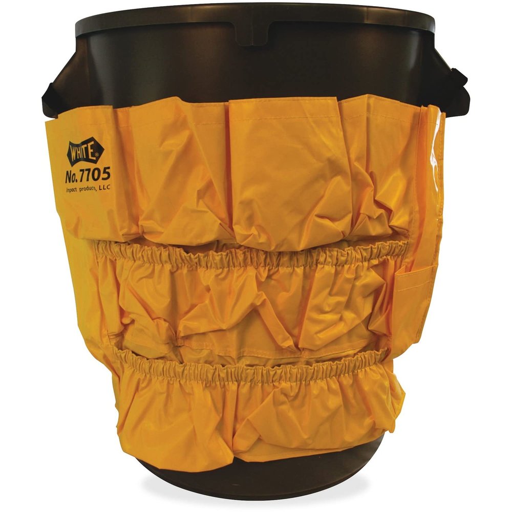Impact 7705 Gator Caddy Vinyl Yellow Bag, 9 Pockets, 20w x 20.5h, Yellow (IMP7705)