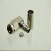 W5SWL Brand Premium Series SMA Male Crimp (RP) or Reverse Polarity Right Angle Coax Connector fits RG-58 2-Pack view 1