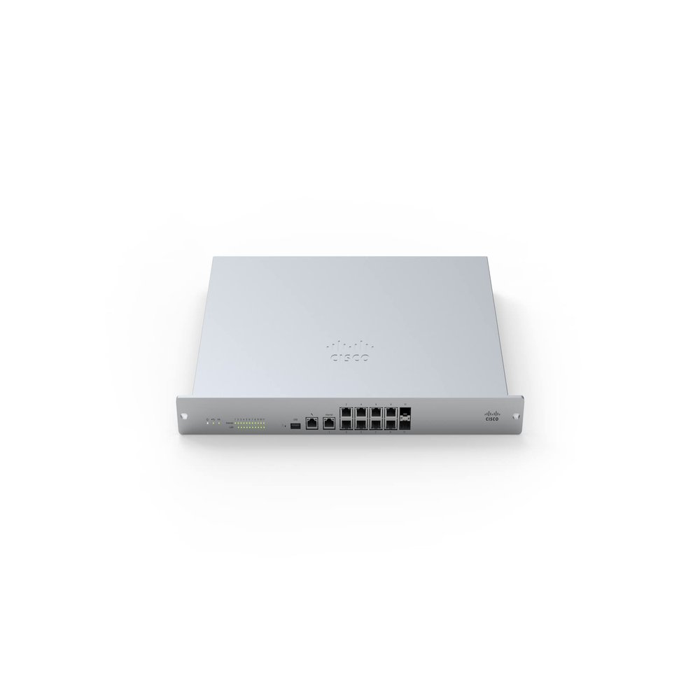 Cisco Meraki MX100 Security Appliance, Firewall, GigE, 1U, Rack-Mountable