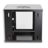 Intellinet Network Cabinet, Wall Mount (Standard), 6U, 300 mm Deep, Black, Assembled, Max 60 kg, Metal & Glass Door, Back Panel, Removeable Sides, Suitable Also for use on a Desk or Floor, 10 Inch view 4