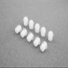 10 Pcs Replacement Mushroom Earplug Earbuds Eartips, Silicone Eartips Ear Buds For Acoustic Tube Clear Surveillance Kits Security Headset Motorola Kenwood Icom Vertex Otto HYT Hytera view 1