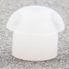 10 Pcs Replacement Mushroom Earplug Earbuds Eartips, Silicone Eartips Ear Buds For Acoustic Tube Clear Surveillance Kits Security Headset Motorola Kenwood Icom Vertex Otto HYT Hytera view 3
