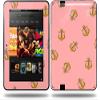 Anchors Away Pink Decal Style Skin fits Amazon Kindle Fire HD 8.9 inch view 1