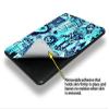 Scene Kid Sketches Blue Decal Style Skin fits Amazon Kindle Fire HD 8.9 inch view 2