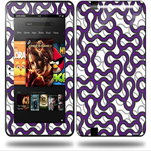 Locknodes 01 Purple Decal Style Skin fits Amazon Kindle Fire HD 8.9 inch